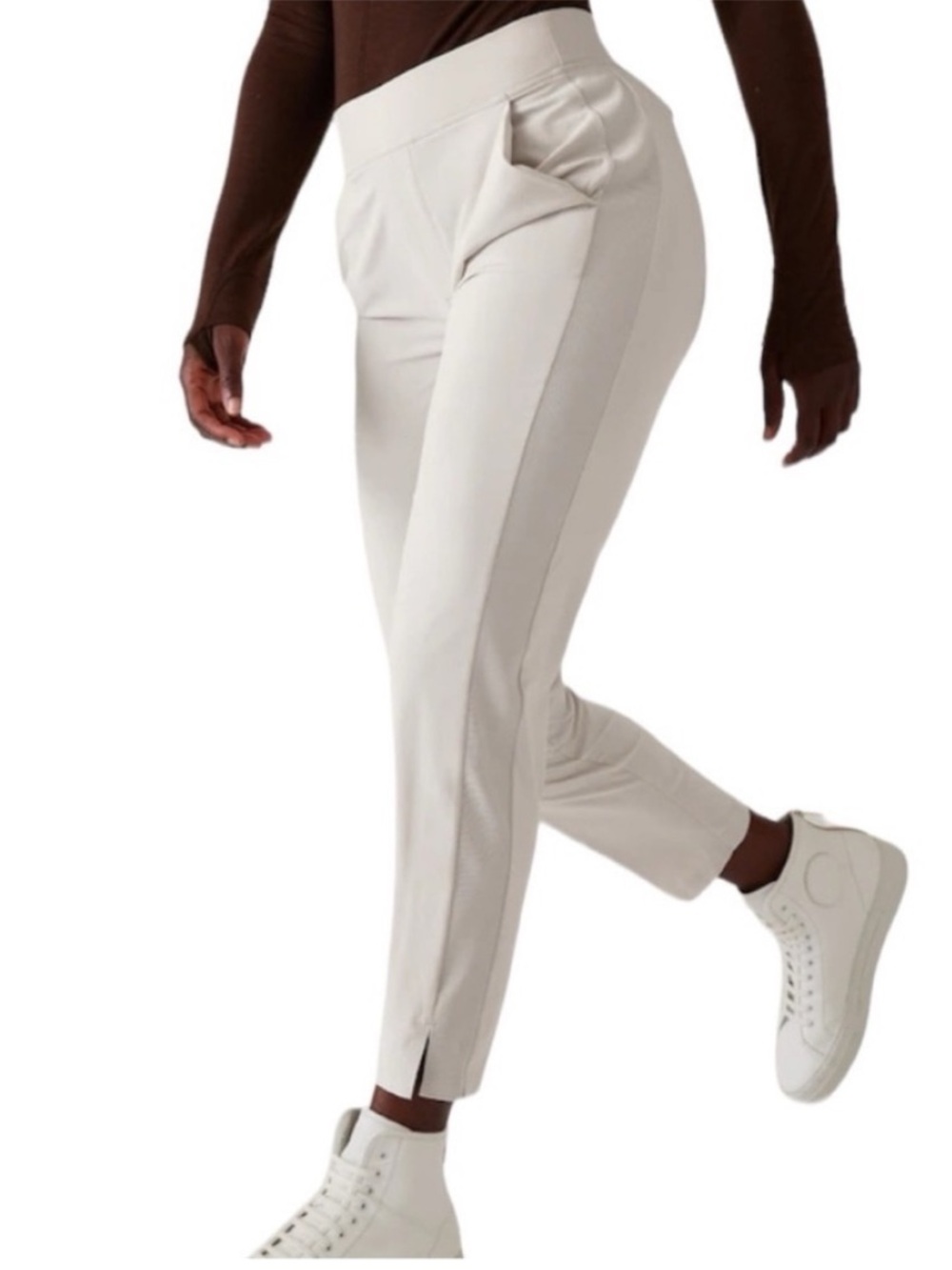 Athleta Brooklyn Ankle Pant Women’s size 4P in Cream